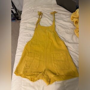 Yellow Billabong Girl On The Run Gauze Romper